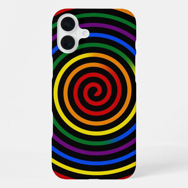 Funda Para iPhone Arcoíris Orgullo Hipnotizado (Reverso )