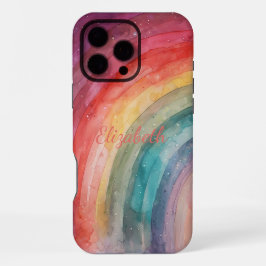 Funda Para iPhone 16 Pro Max Arcoiris personalizado moderno de moda