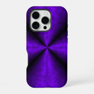 Funda Para iPhone 16 Pro Arcoíris Púrpura en Optik de Cuero de Piel de Elef