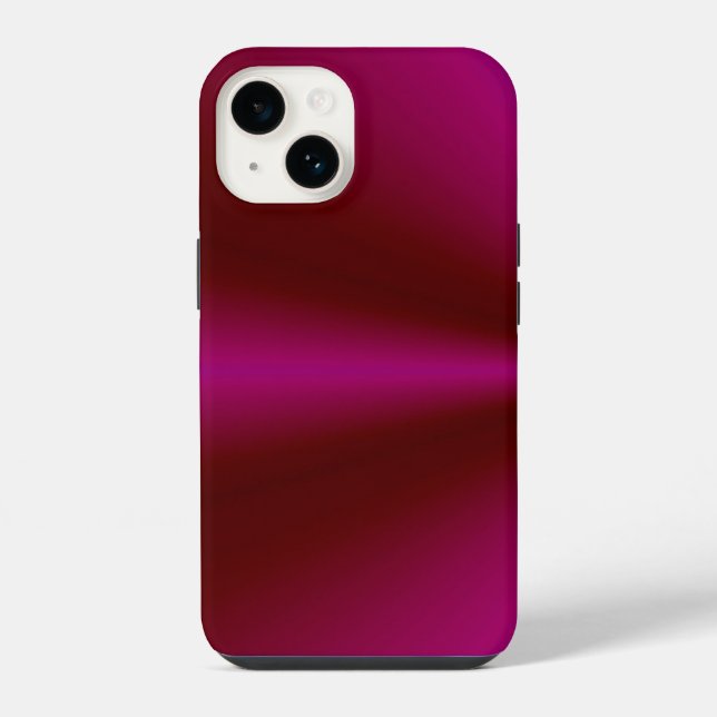 Funda Para iPhone Arcoíris Rojo Carmesí Rosa (Reverso )