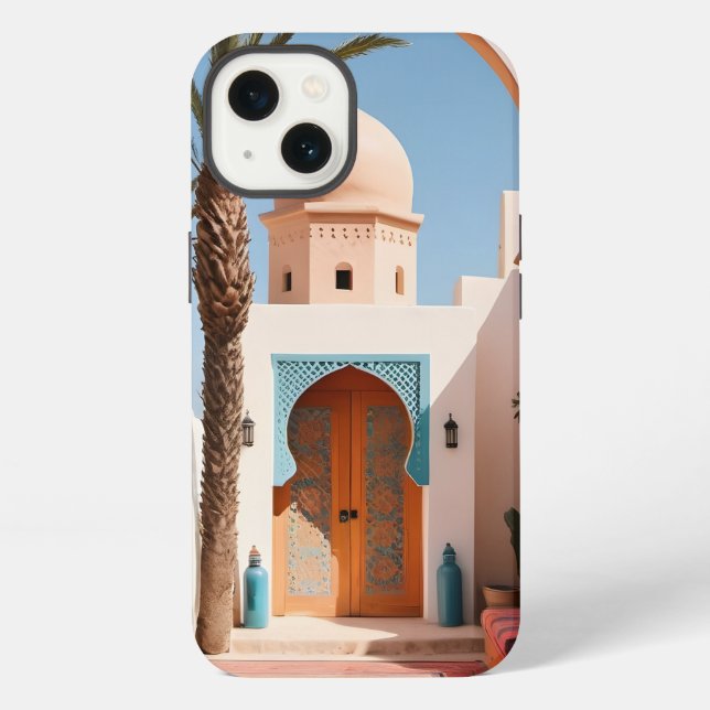 Funda Para iPhone Arcos bohemios (Reverso )