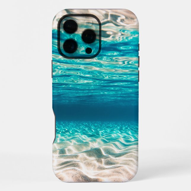 Funda Para iPhone Arena Parda Bajo el Mar (Reverso )