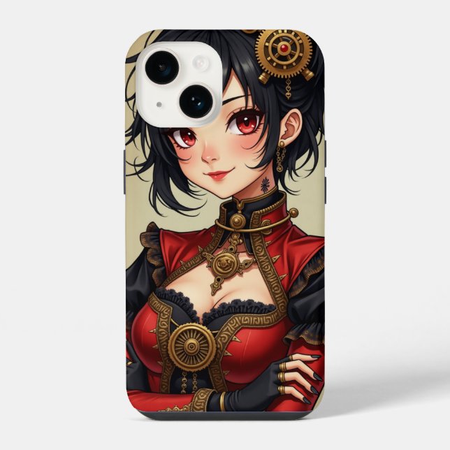 Funda Para iPhone Arlequín Steampunk (Reverso )