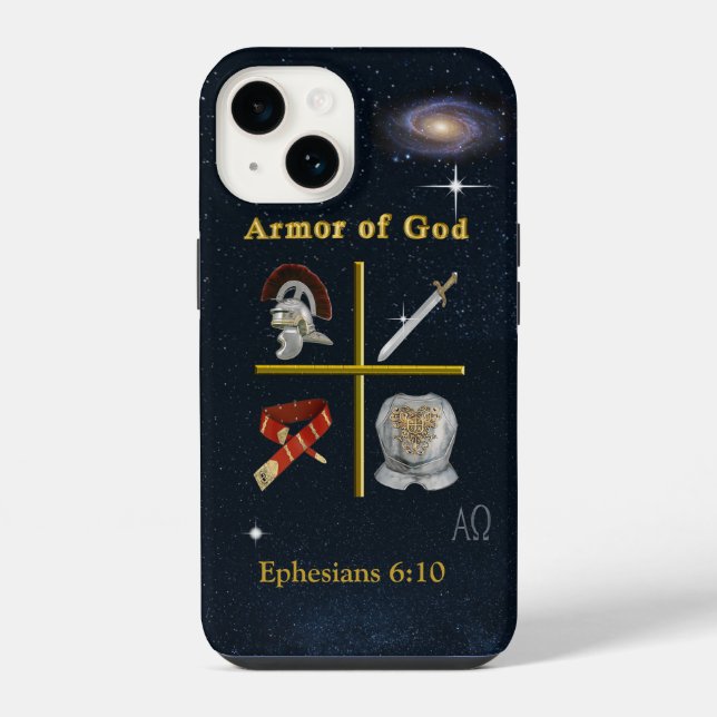 Funda Para iPhone Armadura de Dios (Reverso )