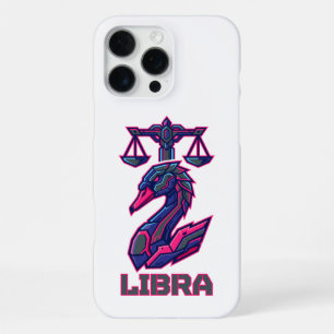 Funda Para iPhone 16 Pro Max Armadura de juego Mecha SciFi Cyber Libra Zodiaco