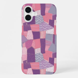 Funda Para iPhone 16 Plus Armonía de retazos juguetones