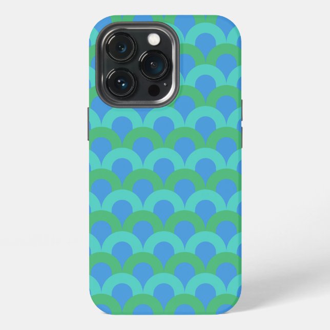 Funda Para iPhone Aros de Azul (Reverso )