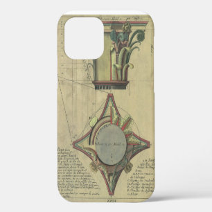 Funda Para iPhone 12 Arquitectura antigua, corona de capital decorativa