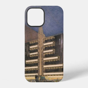 Funda Para iPhone 12 Arquitectura Art Déco Vintage, Edificio en NYC