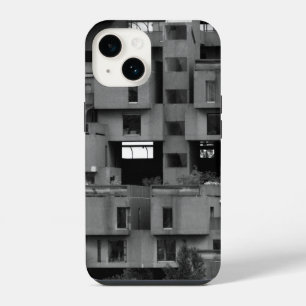 Funda Para iPhone 14 Arquitectura en Blanco y Negro