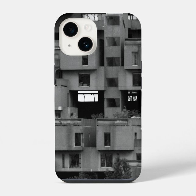 Funda Para iPhone Arquitectura en Blanco y Negro (Reverso )