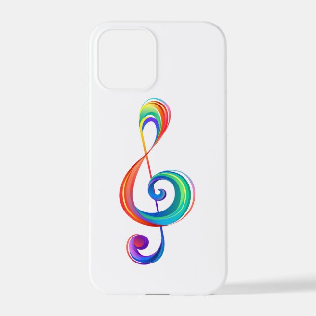 Funda Para iPhone Arroyo arcoiris estratificado (Reverso )