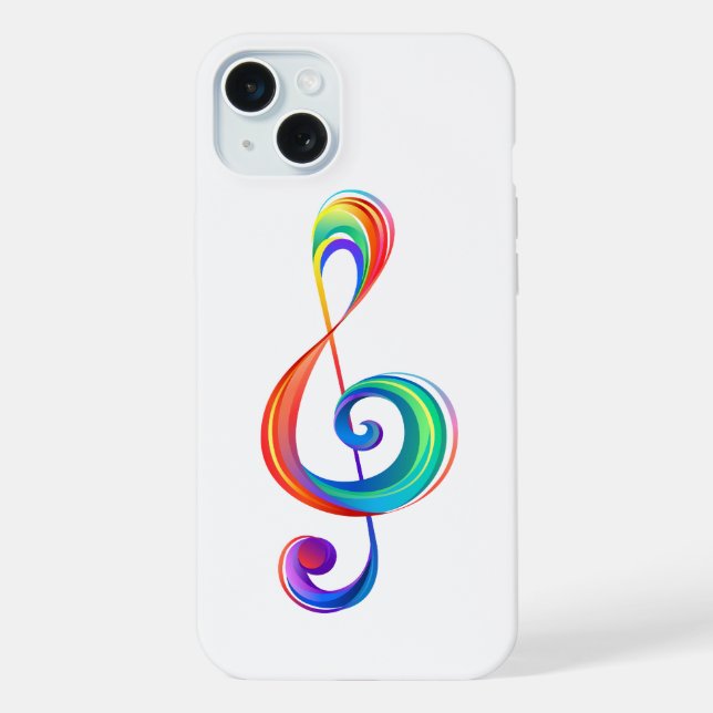 Funda Para iPhone Arroyo arcoiris estratificado (Reverso )