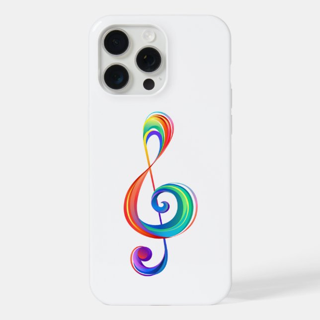 Funda Para iPhone Arroyo arcoiris estratificado (Reverso )