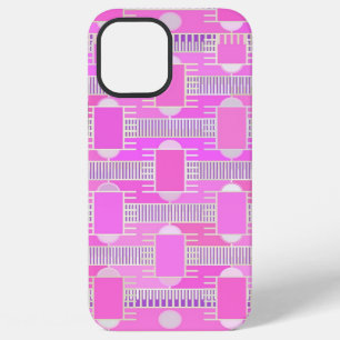 Funda Para iPhone 12 Pro Max Art Deco chic industrial - rosa, malva