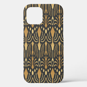 Funda Para iPhone 12 Art Deco Luxury: Elegancia japonesa vintage