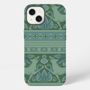 Art Deco Nouveau Perro Naturaleza Patrón Animal