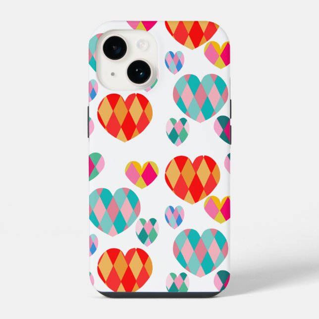 Funda Para iPhone Art Deco San Valentín (Reverso )