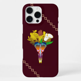 Funda Para iPhone 16 Pro Max Art Deco Vase with Golden Flowers