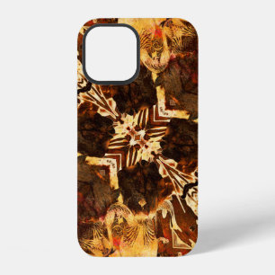 Funda Para iPhone 12 art nouveau ornamentamentamental vintage golden an