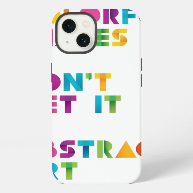 Funda Para iPhone Arte abstracto (Reverso )