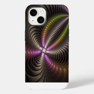 Funda Para iPhone 14 Arte abstracto brillante y alucinante de fractal 3