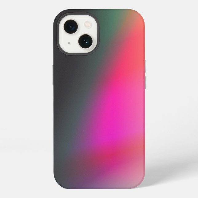 Funda Para iPhone Arte abstracto con gradiente genial (Reverso )