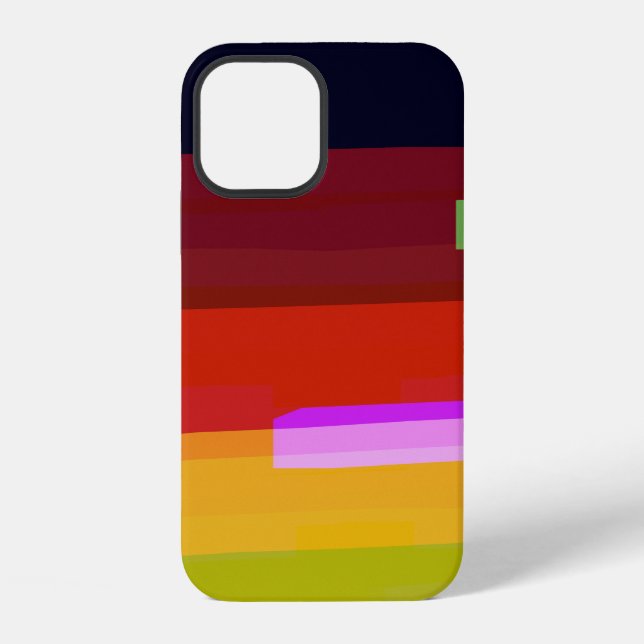 Funda Para iPhone Arte abstracto de arcoíris (Reverso )