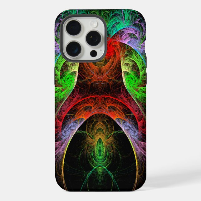 Funda Para iPhone Arte abstracto de Carnaval (Reverso )