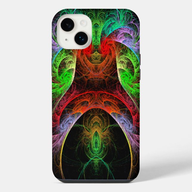 Funda Para iPhone Arte abstracto de Carnaval (Reverso)