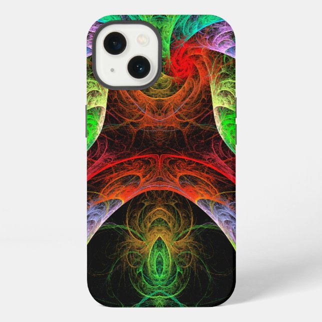 Funda Para iPhone Arte abstracto de Carnaval (Reverso )