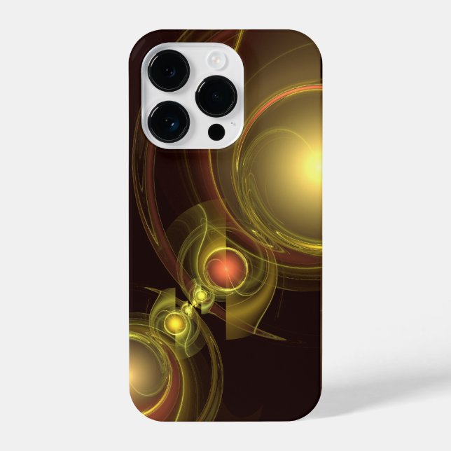 Funda Para iPhone Arte abstracto de conexión íntima (Reverso )