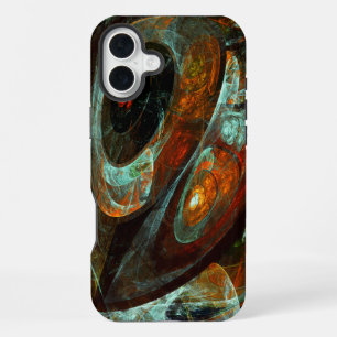 Funda Para iPhone 16 Plus Arte abstracto de división de tiempo
