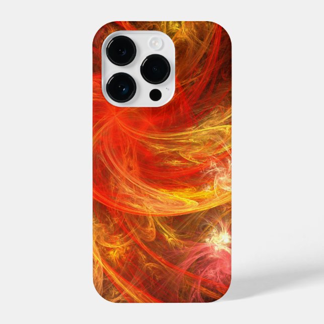 Funda Para iPhone Arte abstracto de Firestorm (Reverso )