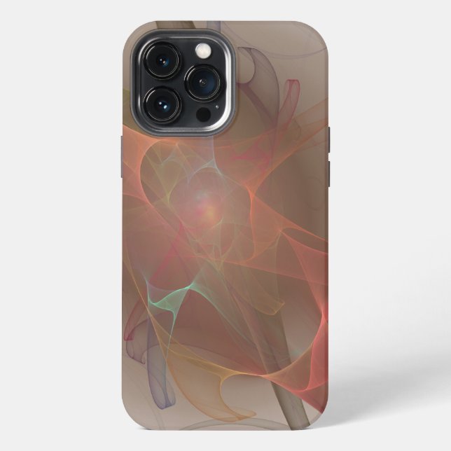 Funda Para iPhone Arte abstracto de la Web of Time (Reverso )