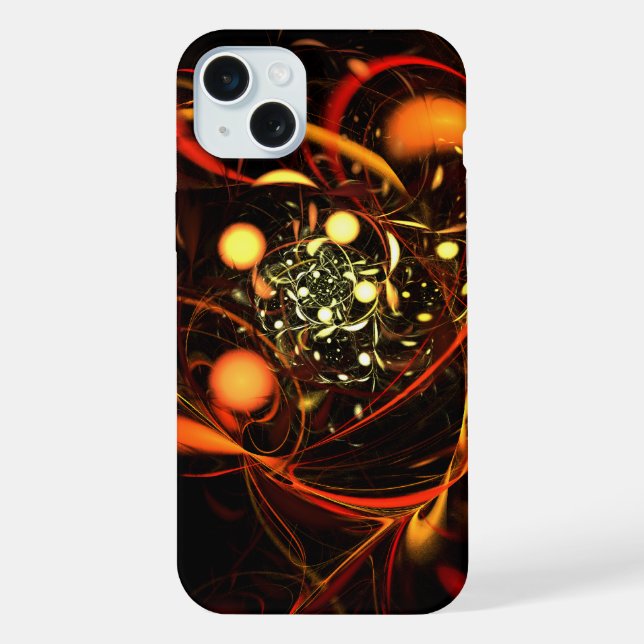 Funda Para iPhone Arte abstracto de latido (Reverso )