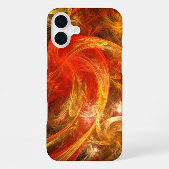 Funda Para iPhone Arte abstracto Firestorm Nova (Reverso )