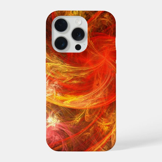 Funda Para iPhone Arte abstracto Firestorm Nova (Reverso )