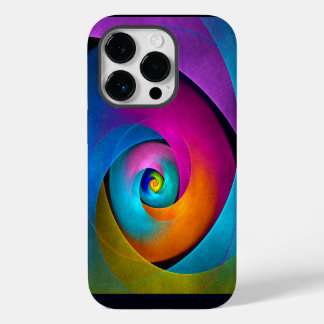 Funda Para iPhone 14 Pro Arte abstracto floral moderno patrón rosa azul #17