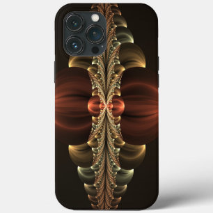 Funda Para iPhone 13 Pro Max Arte abstracto fractal brillante de construcción f