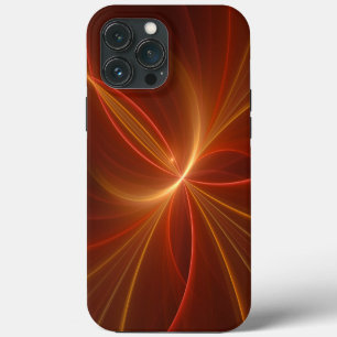 Funda Para iPhone 13 Pro Max Arte abstracto fractal místico moderno colores cál