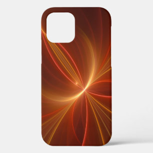 Funda Para iPhone 12 Arte abstracto fractal místico moderno colores cál