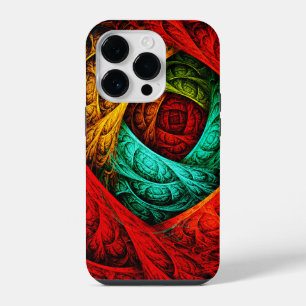 Funda Para iPhone 14 Pro Arte abstracto moderno artístico colorido Patrón #
