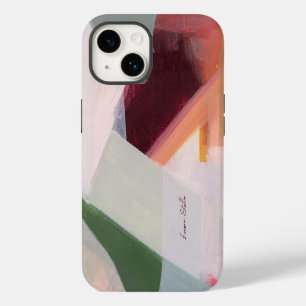 Funda Para iPhone 14 Arte abstracto moderno colorido con nombre persona