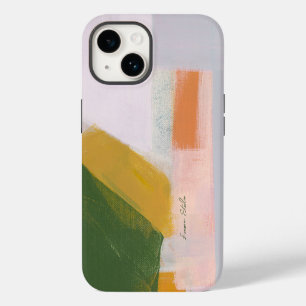 Funda Para iPhone 14 Arte abstracto moderno colorido con nombre persona