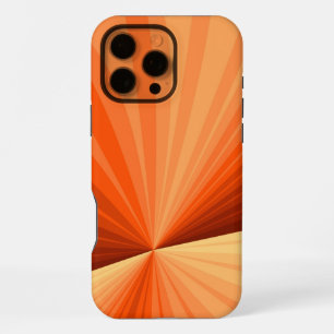 Funda Para iPhone 16 Pro Max Arte abstracto moderno naranja rojo vainilla fract