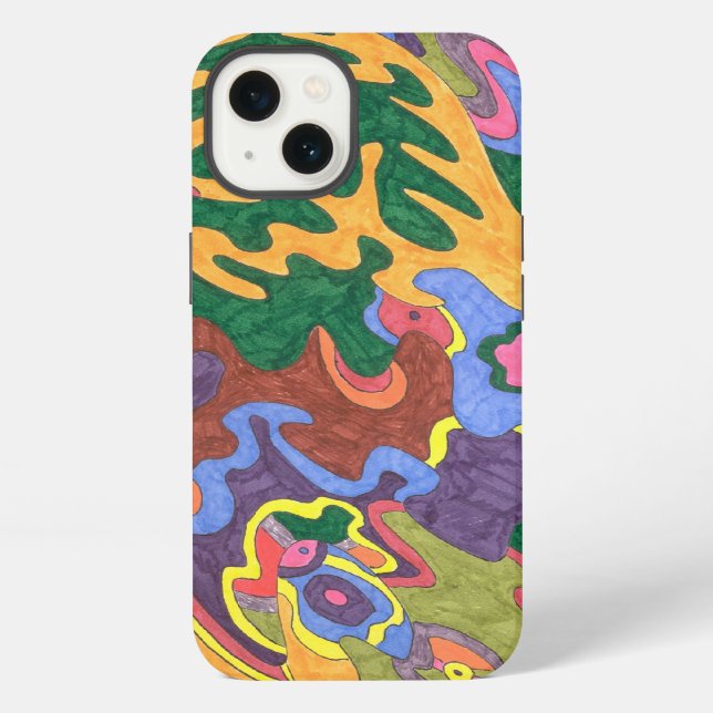 Funda Para iPhone Arte abstracto "Oro" (Reverso )