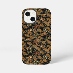 Funda Para iPhone 13 Mini Arte asiático oriental serpiente marina