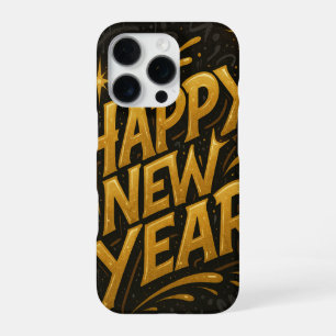 Funda Para iPhone 16 Pro Arte Callejero Lujoso Año Nuevo – Un Ce Vertical A