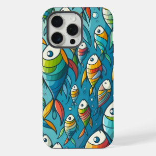 Arte colorido de peces submarinos